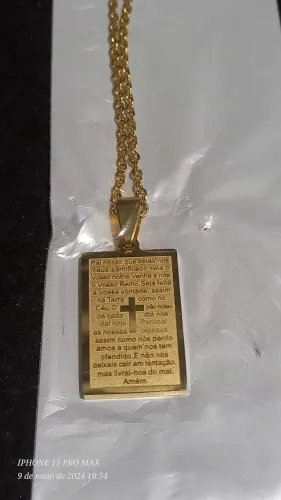Pingente inoxidável baxei