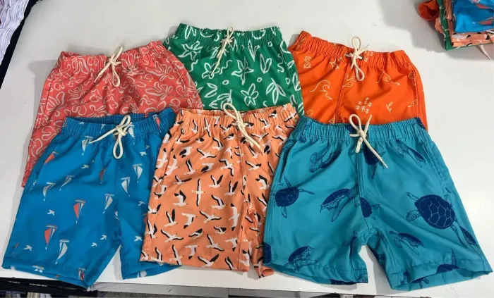 Shorts Tactel Infantil e  Juvenil  - Diversas Estampas!