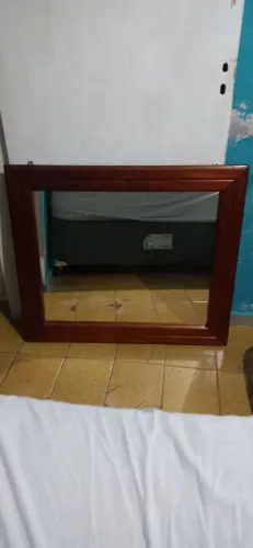 Espelho de Madeira pesado