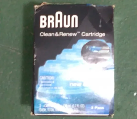 Braun Clean & Renew - Refil Cartucho Limpeza Barbeador