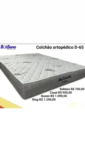 Colchão casal bon sono D.65 max firme ortopédico