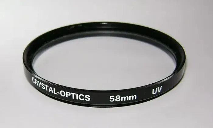 Filtro Uv 58mm Crystal-optics Japan E Outros