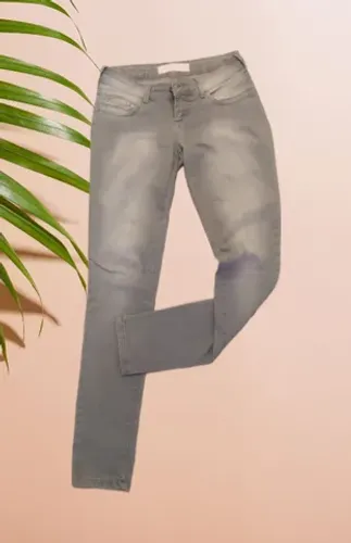 Calça jeans cinza zara tamanho 36