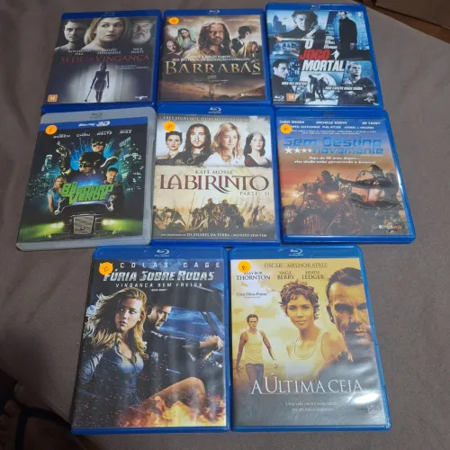 Blue-rays, 10 cada. Tudo por 60.