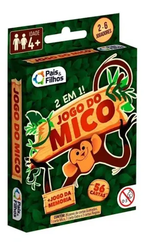 Jogo Do Mico 2x1 C/56 Cartas