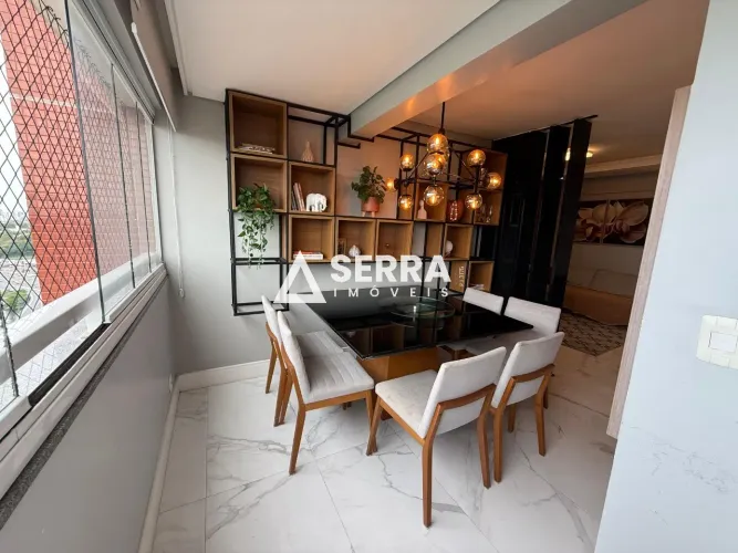 Jardim Santa Teresa | Apartamento mobiliado | 77m² | 2/4 com suíte | Nascente | Dependênci