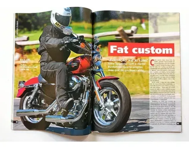 Revista Moto - Harley Sportster XL 1200 C, BMW S1000 RR, Ninja 1000 2011