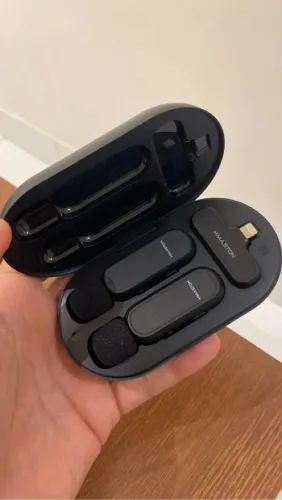 Microfone Lapela para iphone light HMASTON