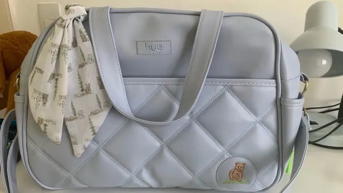 Bolsa maternidade Hug - Azul bebê