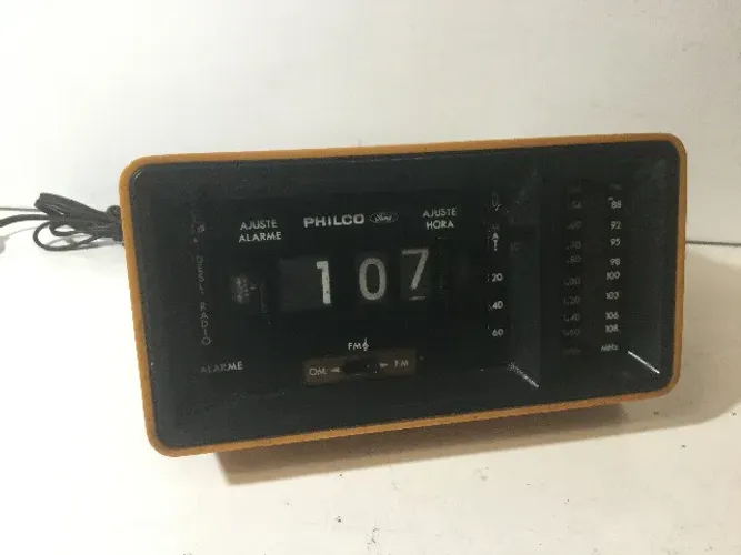 radio relogio am fm philco ford
