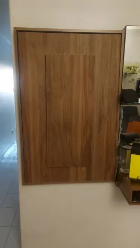 Mesa de madeira retrátil 100 cm 2 lugares 