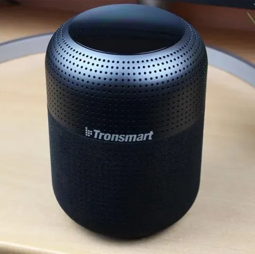  Lacrada Caixa Tronsmart T6 Max Som 360º 60w Ipx5 NFC Super Graves