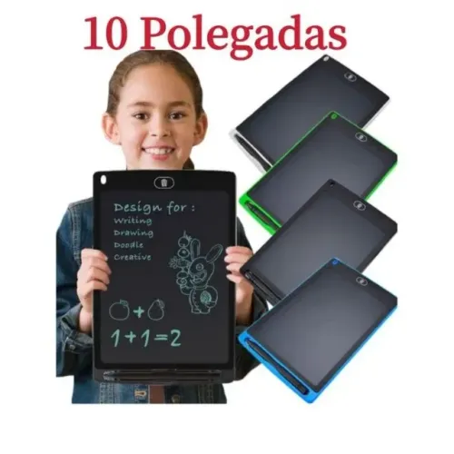 Lousa Magica 10? Polegadas Grande  Infantil Digital Tablet LCD  Com Caneta Re