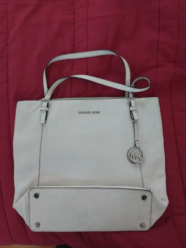 BOLSA DE OMBRO MICHAEL KORS -  Branca