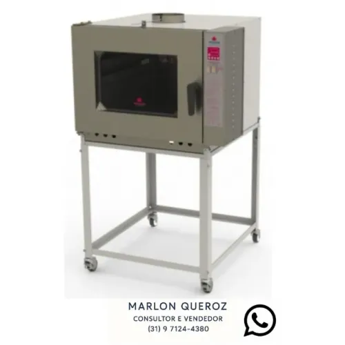 Forno 5 Esteiras Turbo a Gás Progas