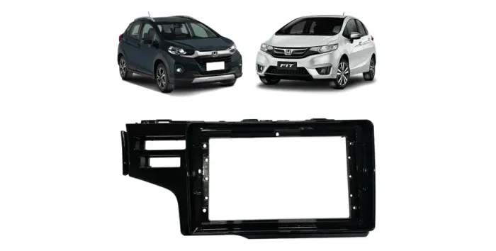 Moldura de Som Tela Multimídia 2Din 9'' Polegadas para o Honda Fit / WRV 2015 - 2021