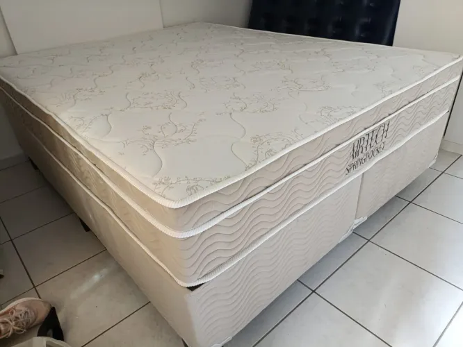 Cama Box Airtech Spring Pocket Queen size Conforto e Qualidade