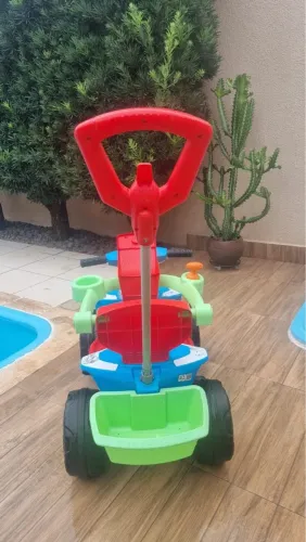 Quadriciclo Smart Quad Passeio E Pedal Azul Bandeirante
