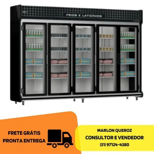 Refrigerador 5 Portas PoloFrio Preto