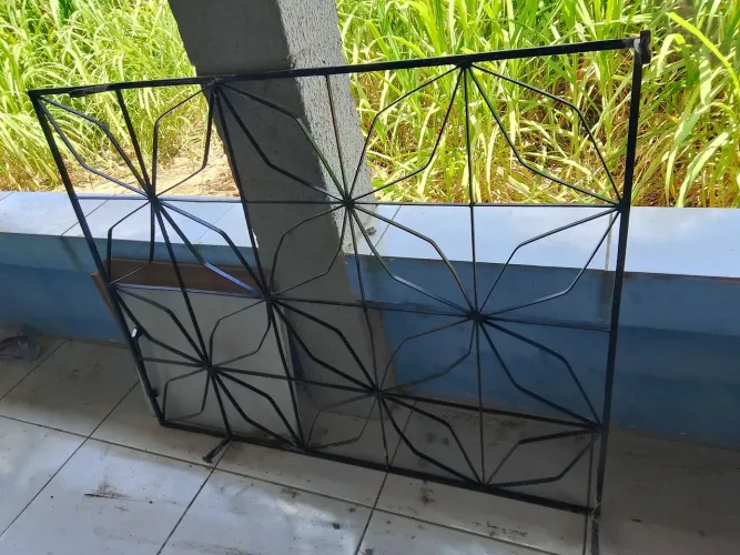 Grade e janela portão 
