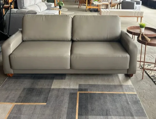 Sofa linho aveludado ou linho canada