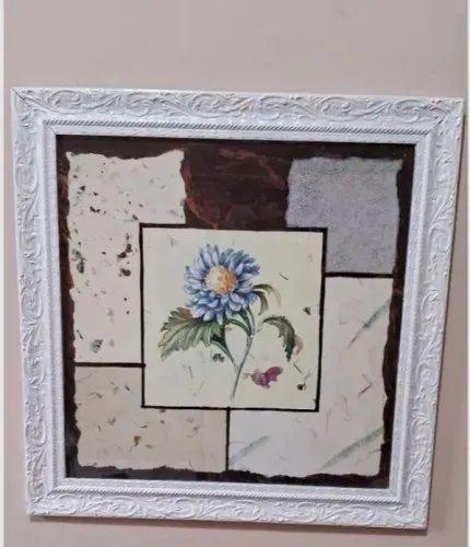 Quadro decorativo com flor. Podemos negociar o frete