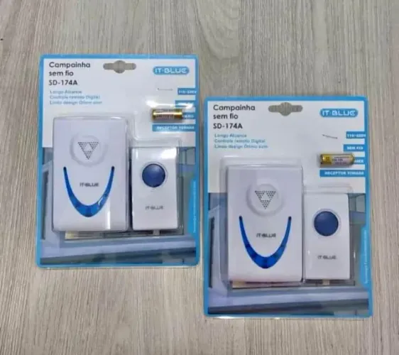 Campainha Sem Fio - Som de alto alcance e produto de qualidade