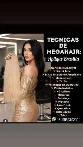 Cabelo humano para mega hair