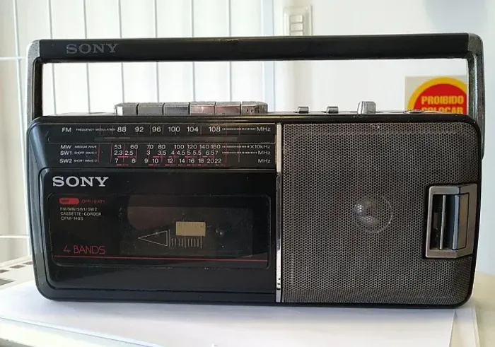 Rádio Sony cfm-140s - Leia atentamente a descrição