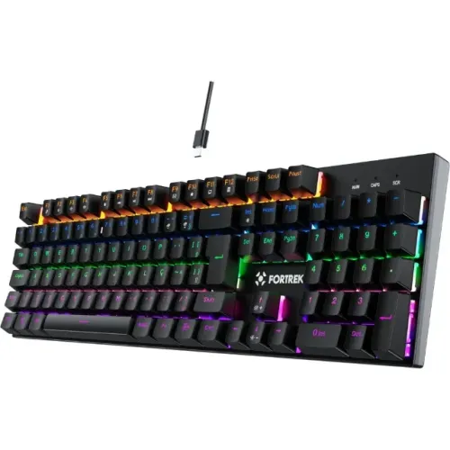 Teclado Gamer Mecânico Fortrek Gravity 100 Fullsized Switch Outemu Red - Novo Loja Coimbra