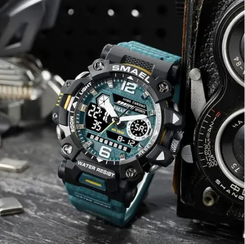 Produto Novo Relógio Masculino SMAEL 8072 Digital  Analógico Esporte