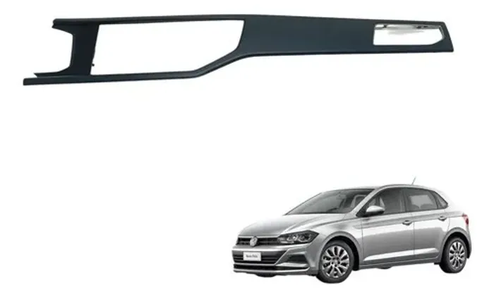 Acabamento Do Painel Central Vw Polo 2018 2020