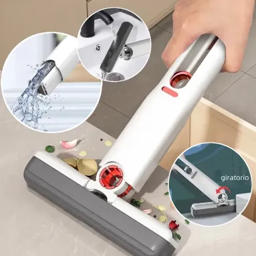 Mop Mini Esfregão Retrátil Auto-Squeeze para Limpeza Rápida z1325