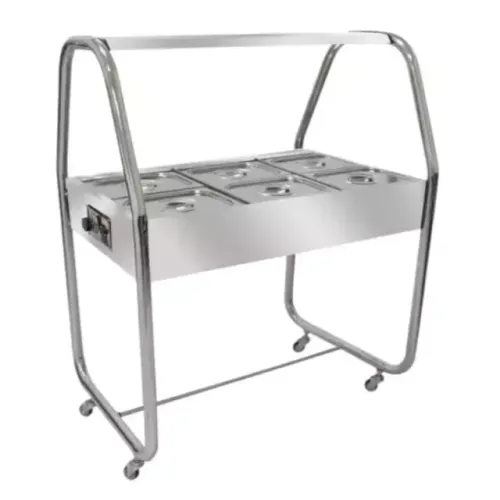 CARRO TÉRMICO 6 CUBAS INOX ST06L IBET