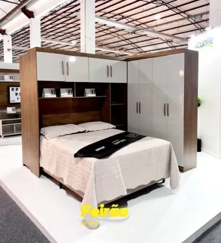 Guarda-roupa casal modulado Paraná Lado da cama 196 CM, 172CM ENTREGA HOJE !!!
