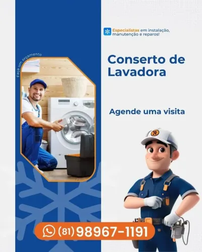 Conserto de Lava e Seca