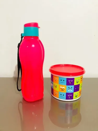 Tupperware Eco Tupper 500ml Neon + Redondinha Carinha