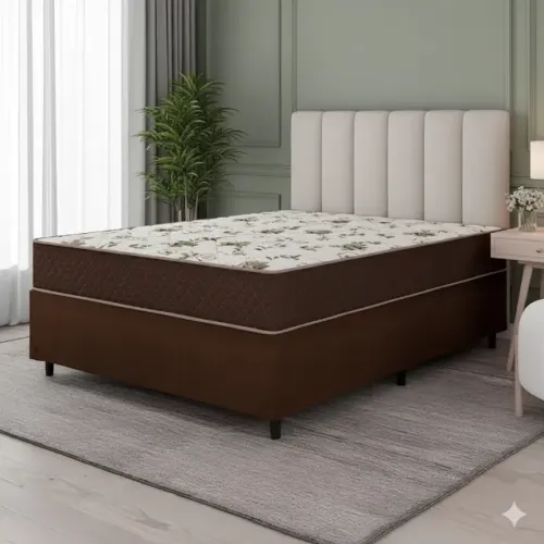 Oferta Conjunto Base e Colchão Casal D33 (PRODUTO TOTALMENTE NOVO)