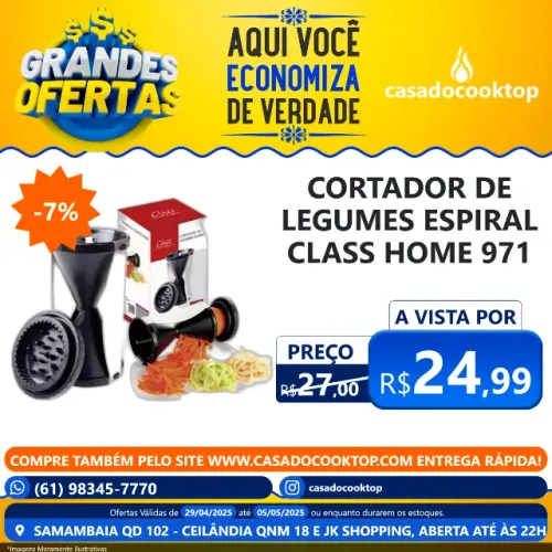 Cortador De Legumes Espiral Class Home 971