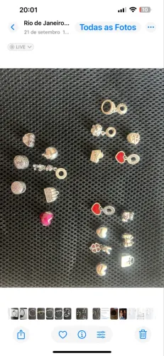 Vendia berloques da Pandora original 100 cada