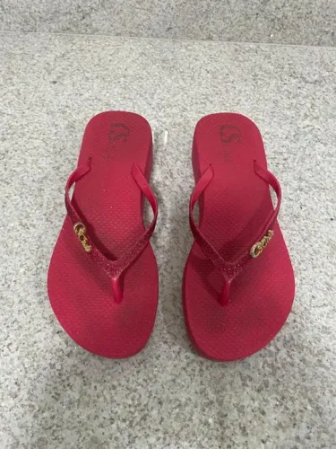 Carmen Steffens Anabela Glitter Gloss CS Club Vermelho