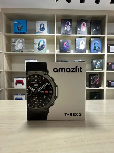 Relógio Amazfit T-Rex 3 Preto - Até 12x sem juros, Loja Física