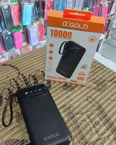 Carregador Portátil Power Bank 20.000mah e  10000mAh Alpha Gold novos com garantia 