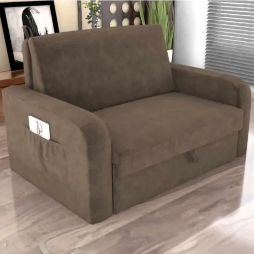 Sofá Cama Daiane com baú  - Entrega Rápida 