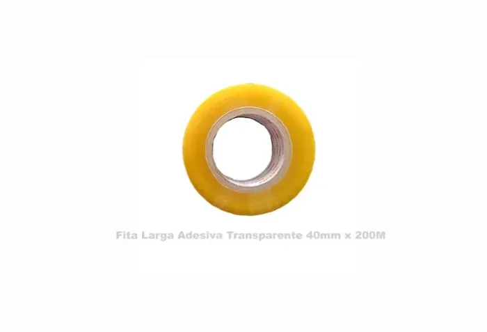 Fitas Largas Adesivas Durex Transparente 200m Embalar, Kit 05 Un.