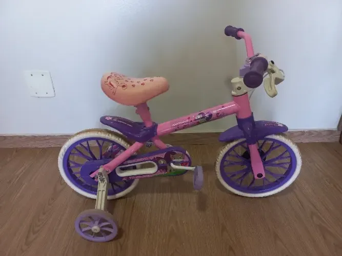 Bicicleta infantil menina Nathor Cat aro 12