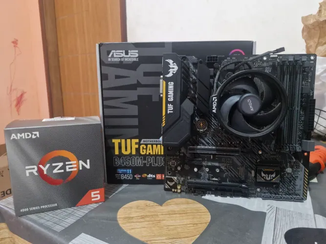 Kit Placa mãe + processador Ryzen 5