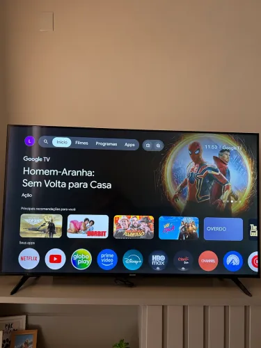 Tv Semp 4K 55 polegadas- nova na garantia até maio 2027