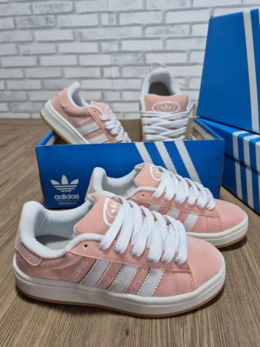 Adidas Campus, numeração 34 ao 39, Rosa BB/ Branco