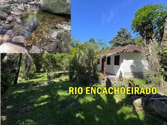 Barrozo Imóveis - Sítio a venda com 40.000 m² com RIO ENCACHOEIRADO para banho.